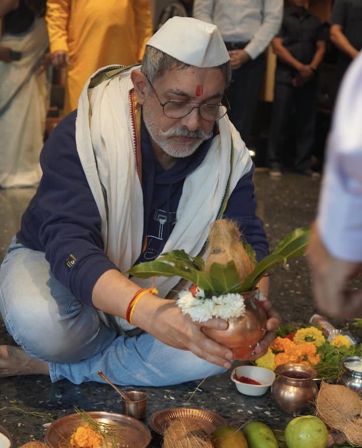 Aamir Khan recently held a puja at his office, Aamir Khan Productions.