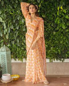 Huma Qureshi: கண்ணம்மா கண்ணம்மா...நடிகை ஹுமா குரேஷியின் சாரி க்ளிக்ஸ் !