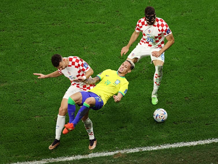 CRO vs BRA final Score FIFA World Cup 2022 Croatia win against Brazil penalty shoot out move to semi final Croatia Beat Favourites Brazil In Penalties, Enter Semis Of FIFA World Cup 2022