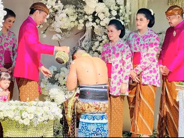 Indonesian President Son Gets Married Posts Photos On Instagram went viral Indonesia: राष्ट्रपति जोको विडोडो के बेटे ने रचाई शादी, सोशल मीडिया पर वायरल हुई तस्वीरें