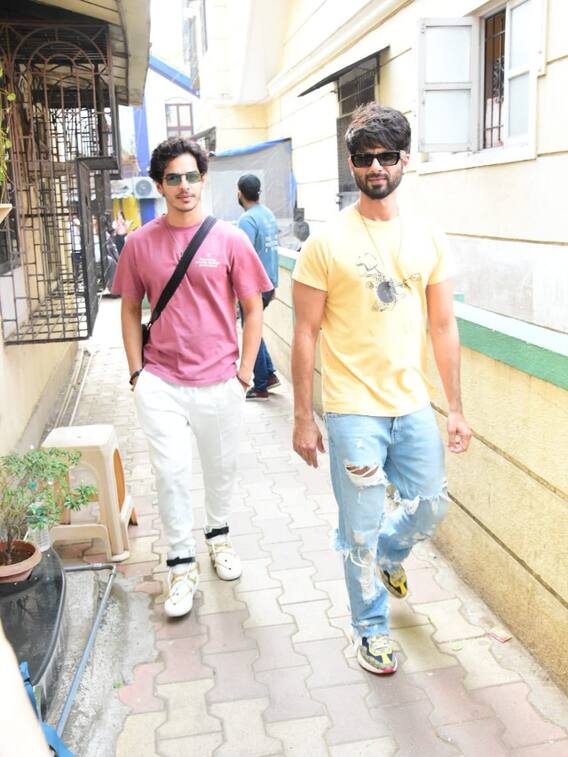 Shahid Kapoor, Ishaan Khatter Enjoy A Day Out Together