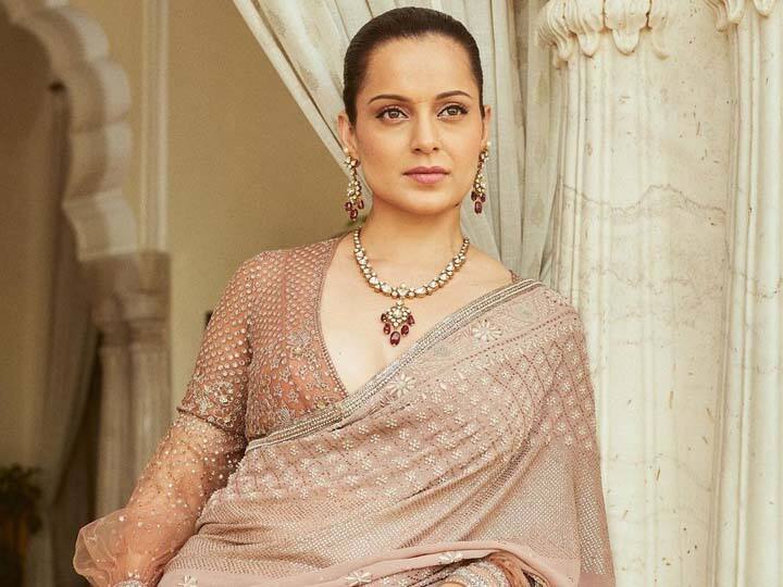 Kangana Ranaut dressed up in her mother’s saree, this childhood photo of the actress will win your heart