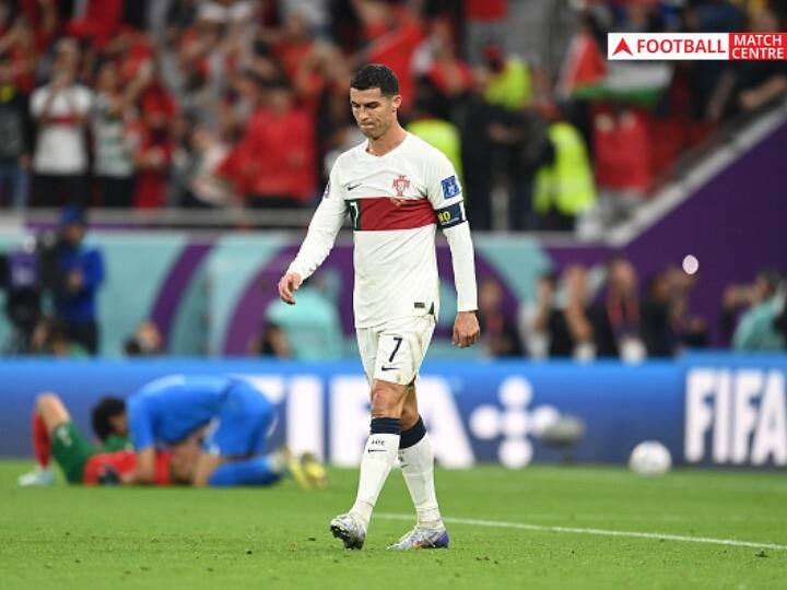 Legend footballer Cristiano Ronaldo's dream to win FIFA World cup is now almost over Morocco beat Portugal FIFA WC 2022: अपने देश को सेमीफाइनल तक भी नहीं पहुंचा पाए दिग्गज खिलाड़ी रोनाल्डो, मोरक्को ने 1-0 से हराकर किया बाहर