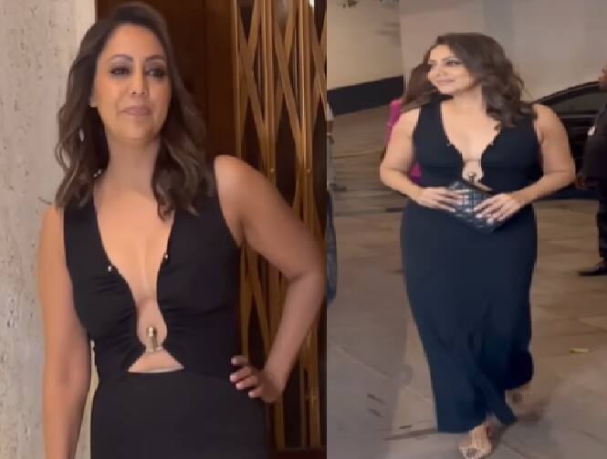 गौरी खान हाल ही में फैशन डिजाइनर मनीष मल्होत्रा के बर्थडे बैश में गई थीं. इस दौरान उन्होंने ब्लैक कलर की लॉन्ग ड्रेस पहनी थी, उसमें वे थोड़ी कॉन्शियस नजर आईं. उन पर प्रियंका चोपड़ा के लुक को कॉपी करने के आरोप लगे थे.