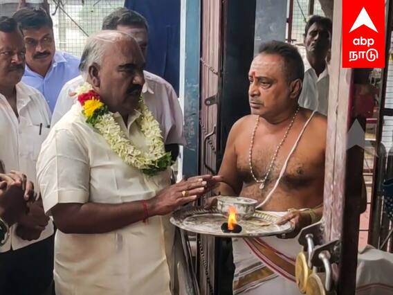 Senji Masthan : சமஸ்கிருதத்தில் ஸ்டாலினுக்கு அர்ச்சனை..கோயிலில் அமைச்சர் மஸ்தான்!