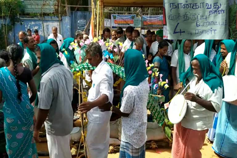 திருமண்டங்குடி திருஆரூரான் சர்க்கரை ஆலை பிரச்னை - முதல்வர் தீர்த்து வைக்க விவசாயிகள் வலியுறுத்தல்