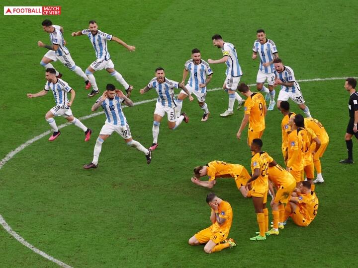 FIFA WC 2022 Argentia vs Netherlands Player fight during Quarter Final Match Video goes Viral FIFA WC 2022: क्वार्टर फाइनल में अर्जेंटीना और नीदरलैंड के खिलाड़ियों के बीच जमकर हुआ बवाल, देखें वीडियो