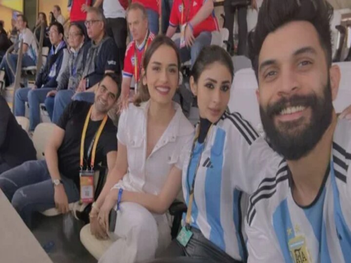 Mouni Roy at FIFA World Cup :  வாமோஸ்... அர்ஜென்டினாவை உற்சாகப்படுத்தும் மௌனி ராய்...  தோஹாவில் கொண்டாட்டம் 