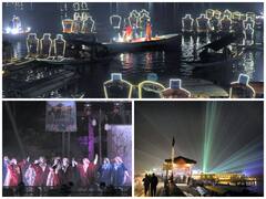 Kashmir: Illuminated Shikaras, Dance Performances At Dal Lake During Houseboat Festival — IN PICS