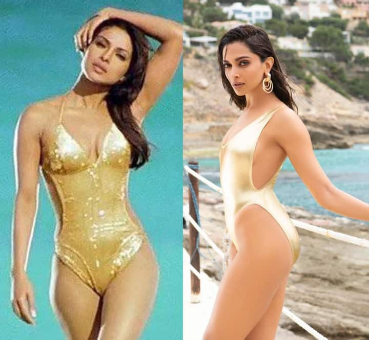 Actress Monokini Look: ફિલ્મ 'પઠાણ'ના ગીત 'બેશરમ રંગ'માં દીપિકા પાદુકોણનો ગોલ્ડન મોનોકિની લુક ઘણો વાયરલ થઈ રહ્યો છે. જોકે આ અગાઉ પણ કેટલીક સુંદરીઓએ આવા અવતારમાં ચાહકોને ઘાયલ કરી ચુકી છે.