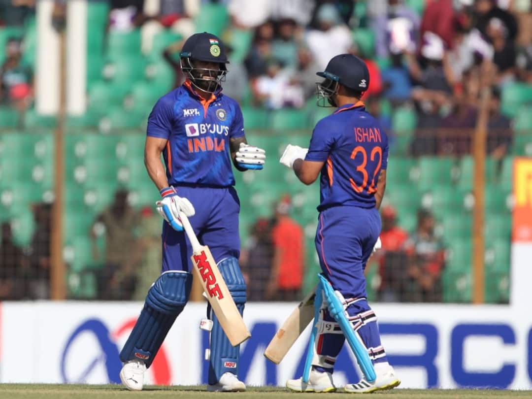 IND vs BAN 3rd ODI Ishan Kishan Virat Kohli Play Key Role India sets a massive target of 410 for Bangladesh IND vs BAN: ईशान किशन, विराट कोहलीचा धुमधडाका; भारताचं बांगलादेशसमोर 410 धावांचं आव्हान