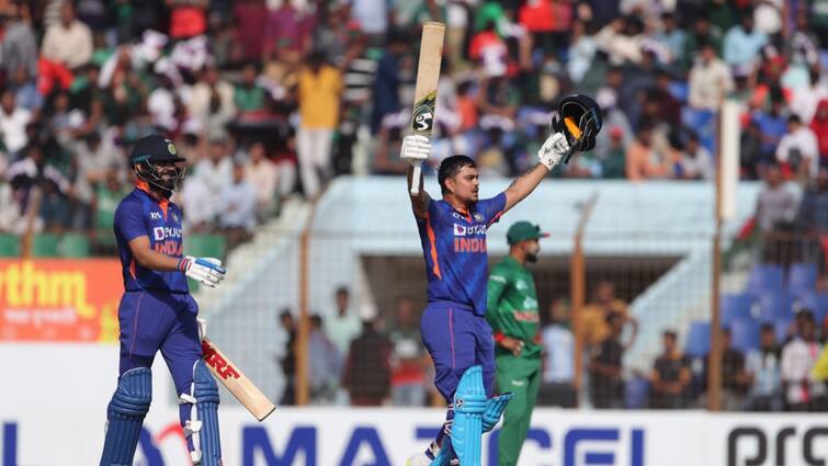 Ishan Kishan Breaks records fast 200 runs in ODI cricket history surpasses Gayle previous record of 138 balls check details Ishan Kishan Record: ঝোড়ো দ্বিশতরানে গেলকে পিছনে ফেলে বিশ্বরেকর্ড গড়লেন ঈশান কিষাণ