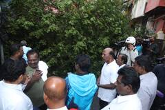 Mandous Cyclone images: மாண்டஸ் புயல் பாதிக்கப்பட்ட இடங்களில் முதலமைச்சர் மற்றும் அமைச்சர்கள் ஆய்வு