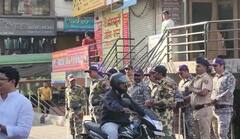 In Pics : चंद्रकांत पाटलांच्या कार्यक्रमात गोंधळाची शक्यता; पुण्यात पोलिसांचा मोठा बंदोबस्त तैनात