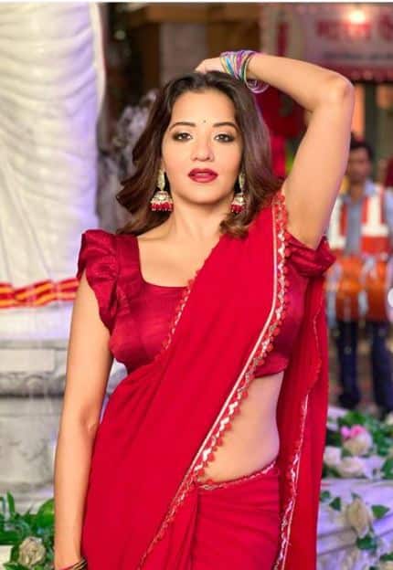 मोनालिसानं अनेक हिट भोजपुरी चित्रपटांमध्ये काम केलं आहे.
