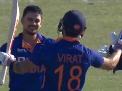 Watch: दोहरा शतक लगाकर खुशी से दौड़े ईशान किशन, किंग कोहली ने डांस कर इस अंदाज़ में लगाया गले, देखें वीडियो