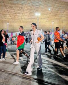 Manushi Chhillar PHOTO: ફિફા વર્લ્ડ કપનો આનંદ માણવા કતાર પહોંચી માનુષી છિલ્લર