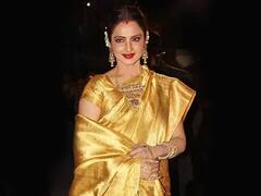 रेखा की ये सिल्क साड़िया रॉयल लुक क्रिएट करने के लिए है एकदम परफेक्ट...देखने के बाद आपकी नजरें नहीं हटेगी