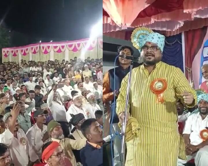 Gulabrao patil present Singing Qawwali at jalgaon Chadhta Sooraj Dheere Dheere Latest Marathi News Video: जेव्हा मंत्री गुलाबराव पाटलांमधील 'कव्वाल' जागा होतो...! सुरेल आवाजात कव्वाली गायली अन् माहोलच बदलला