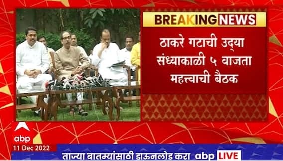 Thackeray Group Meeting : ठाकरे गटाची उद्या संध्याकाळी 5 वाजता महत्त्वाची बैठक