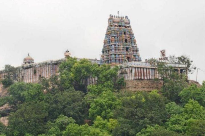 விராலிமலை முருகன் கோயிலில் லிப்ட் அமைக்கும் பணி தொடக்கம்