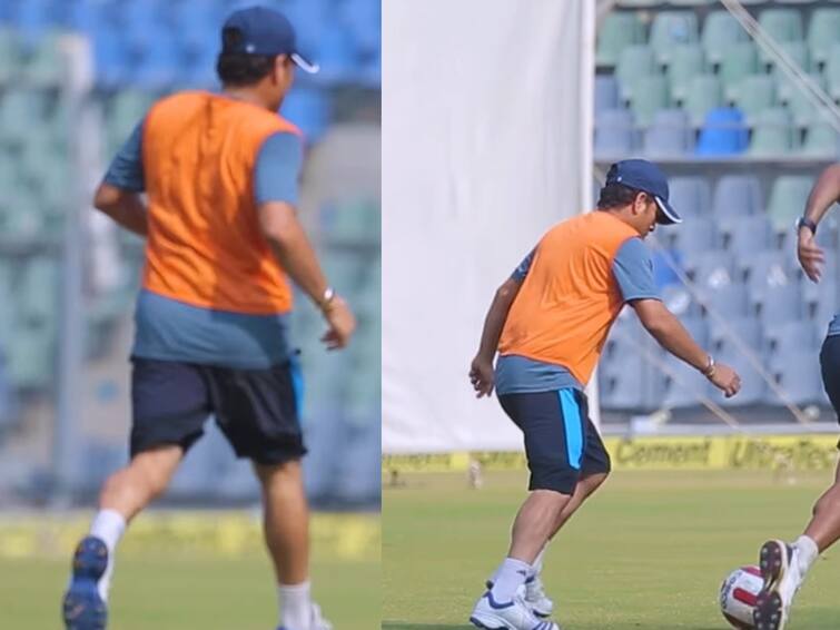 Watch: Sachin Tendulkar Shows Off His Soccer Skills in this Viral Video Viral Video: கால்பந்து எனக்கு அவ்வளவு பிடிக்கும்..! இன்ஸ்டாகிராமில் வீடியோ பகிர்ந்து நெகிழ்ந்த சச்சின்..!