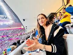 Manushi Chhillar PHOTO: ફિફા વર્લ્ડ કપનો આનંદ માણવા કતાર પહોંચી માનુષી છિલ્લર