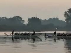 वाटर स्पोर्ट्स गेम का हब बना भिंड, 'ड्रैगन बोट प्रतियोगिता' 180 खिलाड़ी दिखा रहे दम