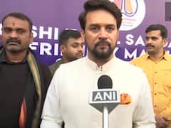 Union Minister Anurag Thakur Back On Cricket Pitch: Watch