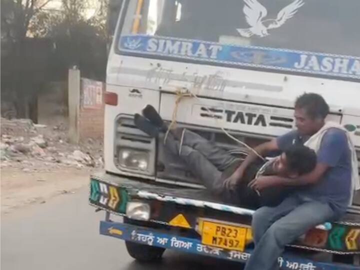 Punjab Crime Man tied a young boy in front of a truck and reached police station in Muktsar ann Punjab Crime News: मुक्तसर में चोरी के आरोप में युवक को ट्रक के आगे बांधकर थाने पहुंचा शख्स, अब पुलिस लेगी एक्शन