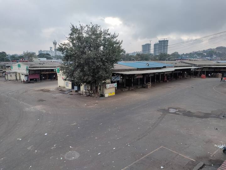 पुण्यातील मार्केट यार्ड हा परिसर सकाळच्या वेळीस नेहमीच गजबजलेला असतो.