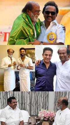 Celebrities Wishes :  'ஹேப்பி பர்த்டே தலைவா..’ ரஜினிக்கு வித விதமாக வாழ்த்து தெரிவித்த பிரபலங்கள்!