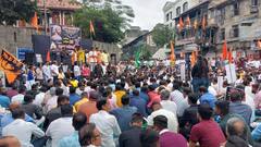 In Pics : पुणे बंदला उत्तम प्रतिसाद; मूक मोर्चात शेकडो कार्यकर्ते सहभागी