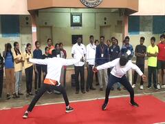 மயிலாடுதுறையில் மாவட்ட அளவிலான விளையாட்டு போட்டிகள்; ஏராளமான மாணவர்கள் பங்கேற்பு