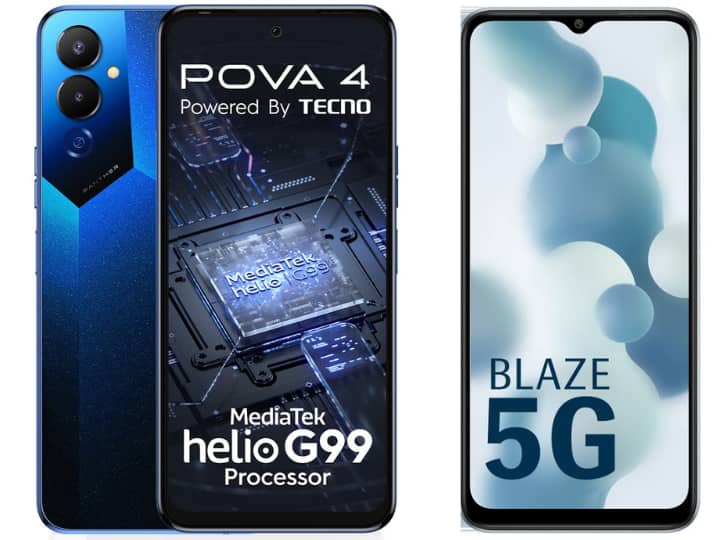 Amazon Deal On Smartphone Tecno POVA 4 Price Features New Launch Tecno Phone Best 5 Phone Under 10000 सिर्फ 10 हजार रुपये में नया धांसू फोन लॉन्च, मिलेगा 50MP कैमरा और 13GB RAM