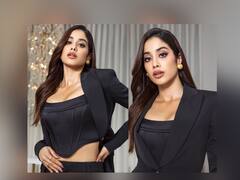 Janhvi Kapoor Photos: ऑल ब्लॅक... जान्हवी कपूरचा बॉसी लूक