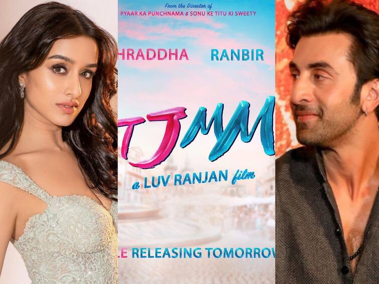 TJMM Luv Ranjan Film Ranbir Kapoor Shraddha Kapoor Drop Teaser Poster TJMM Luv Ranjan Film: বলিউডে এবার রণবীর-শ্রদ্ধা জুটি, প্রকাশ্যে 'টিজেএমএম' টিজার পোস্টার