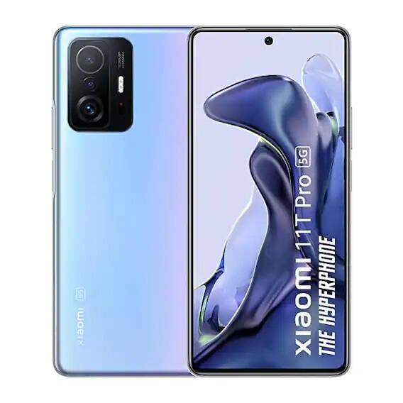 Xiaomi 11T Pro 5G Hyperphone - Xiaomi 11T Pro 5G Hyperphone ખુબ ડિમાન્ડિંગ ફોન છે, આ 120W હાઇપરચાર્જ ટેકનોલૉજીથી 5000 mAh બેટરીને માત્ર 17 મિનીટમાં જ ફૂલ ચાર્જ કરી શકે છે, આ ઉપરાંત આમાં 6.7- ઇંચ ડિસ્પ્લે, 108 MP કેમેરા, 8 GB RAM+128 GB સ્ટૉરેજની સાથે આની કિંમત 33,990 રૂપિયા છે.