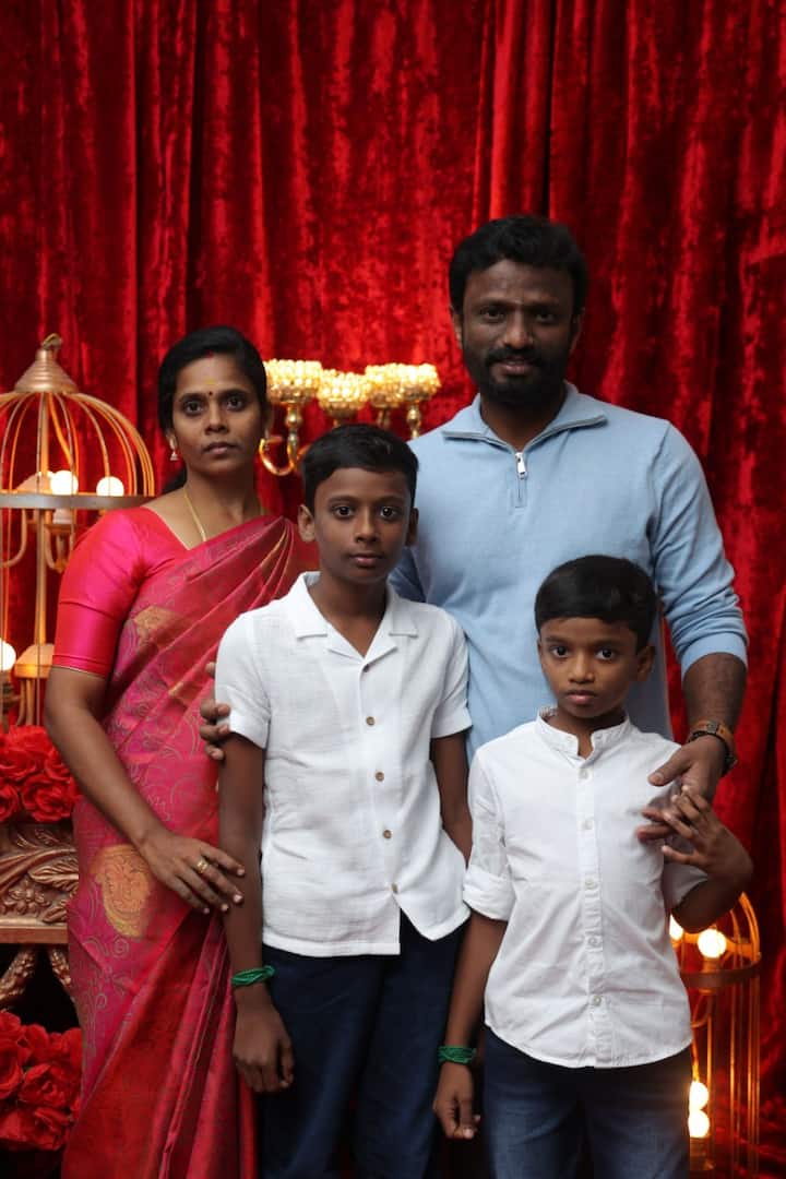 குடும்பத்தினருடன் பாண்டிராஜ்