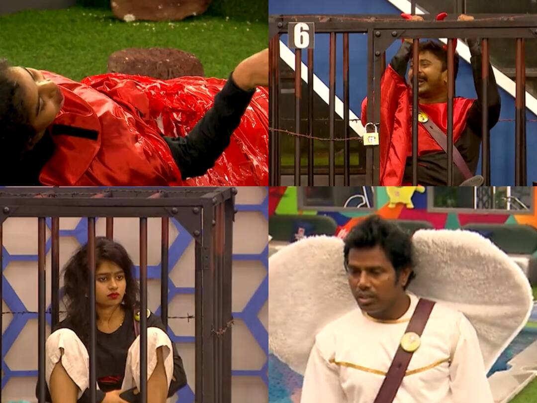Bigg Boss 6 Tamil : பாரபட்சம் காட்டுற அமுதா.. கொளுத்திப் போட்ட அஸிம்.. கொந்தளித்த தனலட்சுமி - பரபரக்கும் பிக்பாஸ் வீடு! Bigg Boss 6 Tamil azeem says that amudhavanan showing favouritism towards janani and dhanalakshmi Bigg Boss 6 Tamil : பாரபட்சம் காட்டுற அமுதா.. கொளுத்திப் போட்ட அஸிம்.. கொந்தளித்த தனலட்சுமி - பரபரக்கும் பிக்பாஸ் வீடு!