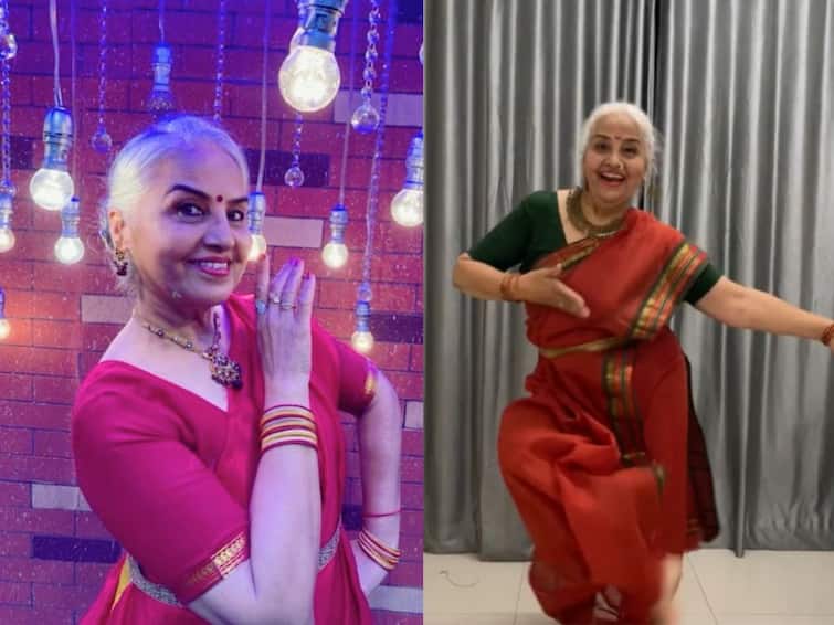Dancing Dadi 64 year old Ravi Bala Sharma is winning hearts with her dance moves Dancing Dadi: सोशल मीडियावर 'डान्सिंग दादींची' हवा;  64 वर्षाच्या आजींचा तरुणांनाही लाजवेल असा डान्स