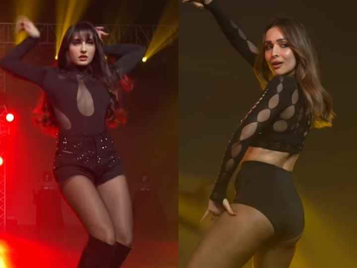Nora Fatehi came on stage to compete with Malaika Arora on ‘Chaiyya Chaiyya’, watch face off video