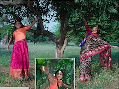 చెట్టెక్కి మామిడి కాయలు కోసిన తులసి- లాస్య కక్కుర్తి