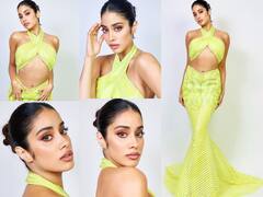 Janhvi Kapoor : பச்சை நிறமே பச்சை நிறமே.. நடிகை ஜான்வி கபூரின் லேட்டஸ்ட் க்ளிக்ஸ் !