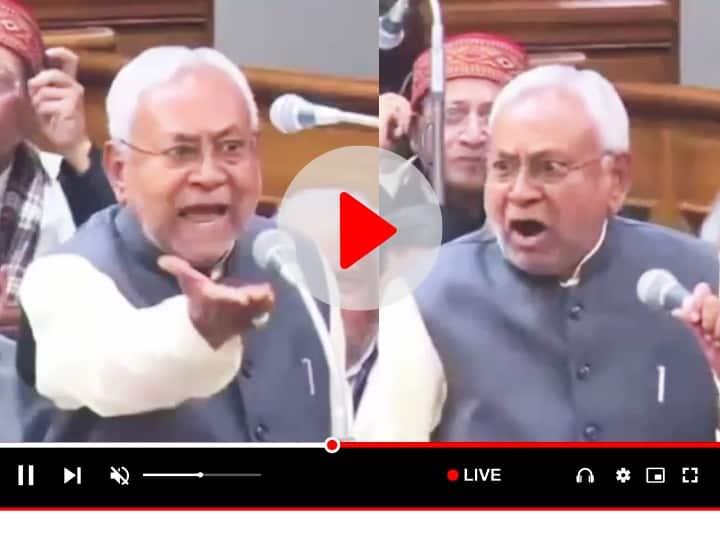 Watch: CM Nitish Kumar Shouts Over BJP in Sadan Toady Proceedings as BJP Allged His Govt For The Death of People Drinking Liquor in Chhapra Watch: सदन में दिखा नीतीश का पुराना 'अवतार', शराबबंदी के सवाल पर BJP नेताओं को झाड़ा, कहा- सबको भगाओ