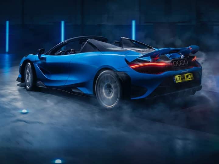 The McLaren 765 LT Spider can go from zero-to-60 in a time of 2.7 seconds, zero-to-124 mph in 7.2 seconds, and can hit a top speed of 205 mph. The roof of the supercar folds in just 11 seconds (Source: mclaren.com)