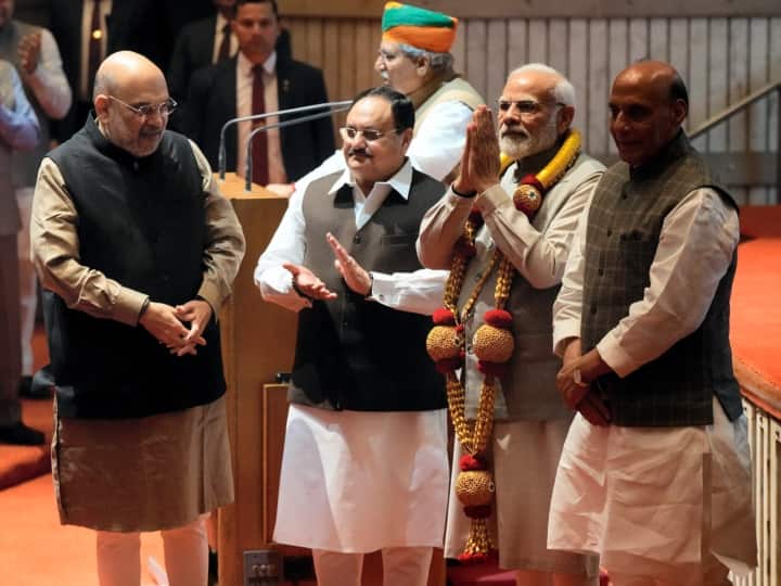 Trending News: ‘Gujarat’s victory is victory of workers…’, PM Modi said at BJP parliamentary party meeting