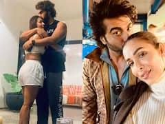 Malaika Arora Arjun Kapoor Pics: अर्जुन कपूर से खुल्लम खुल्ला प्यार का इजहार कर रही हैं मलाइका अरोड़ा, देखें कपल की रोमांटिक तस्वीरें
