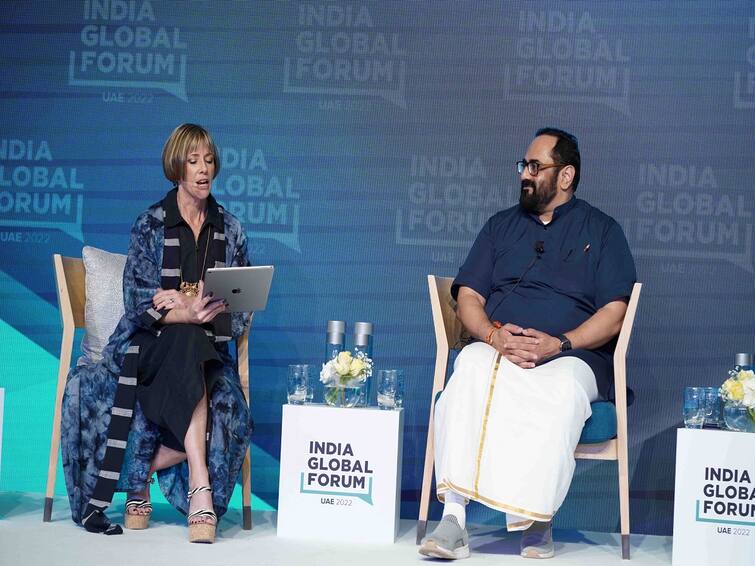 Union minister Rajeev Chandrasekhar says India Stack an opportunity for the Global South டிஜிட்டல் மயமாக்கலில் பின்தங்கி உள்ள நாடுகள் முன்னேற இந்த மென்பொருள் ஒரு வாய்ப்பு... மத்திய இணையமைச்சர் !