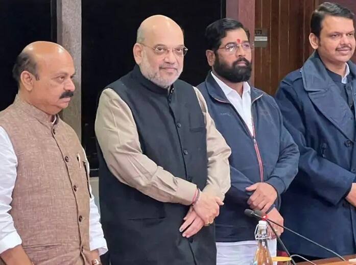 Both CMs Agreed On Resolution Of Maharashtra-Karnataka Border Issue In SC: Amit Shah Border Dispute: મહારાષ્ટ્ર-કર્ણાટક સરહદ વિવાદ પર અમિત શાહની બેઠક, ગૃહમંત્રીએ કહ્યુ- ઉકેલ રસ્તા પર નથી થતો